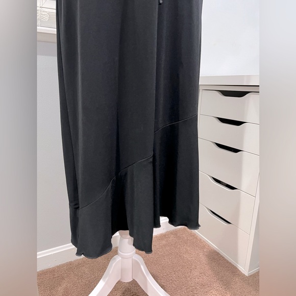 Vintage Y2K Moda International Black Midi Dress - Picture 2 of 10